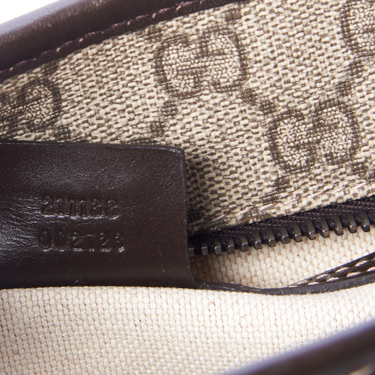 Gucci GG Supreme Monogram Small Joy Tote Dark Brown 9 of 9