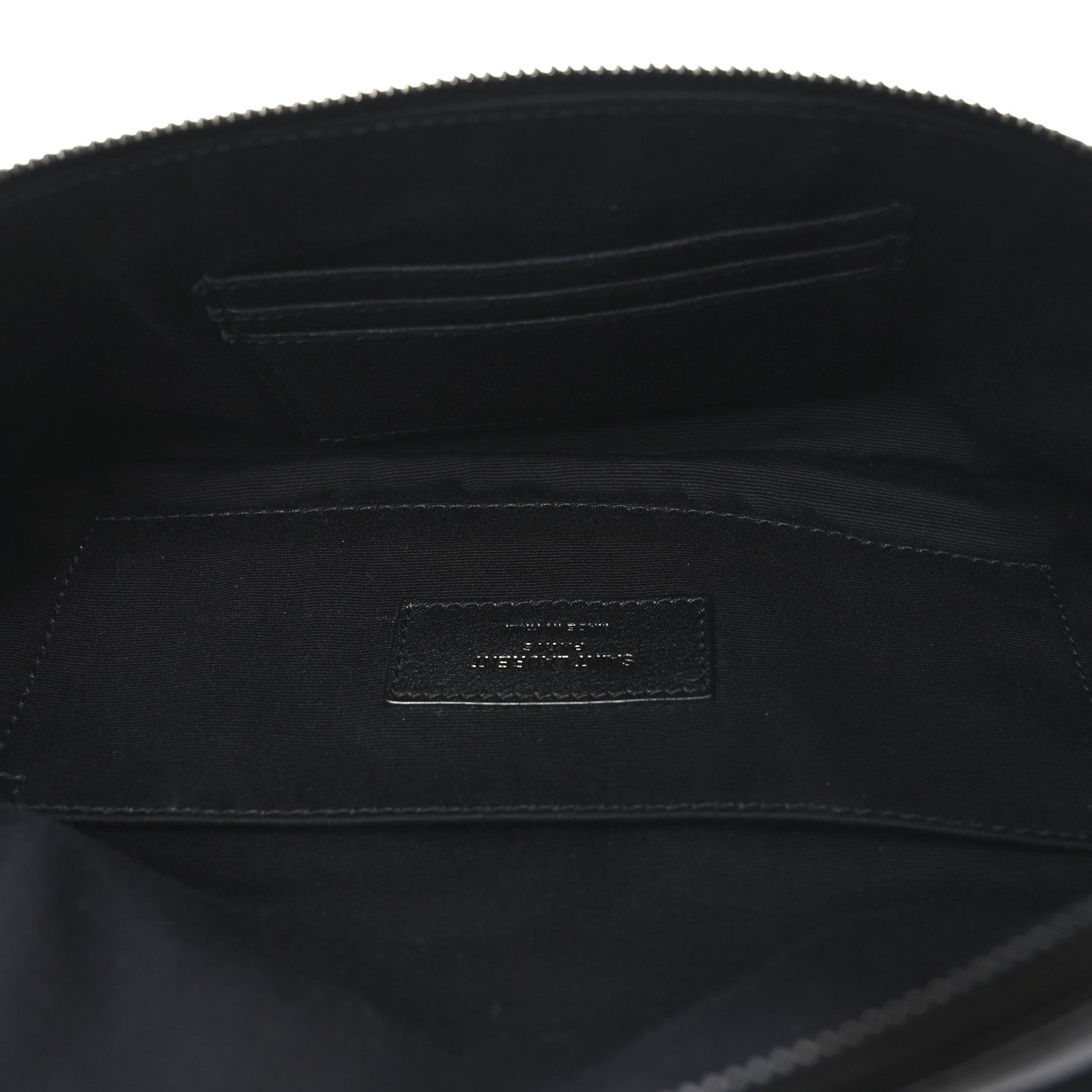 Saint Laurent Calfskin Monogram Belt Bag Black 5 of 9