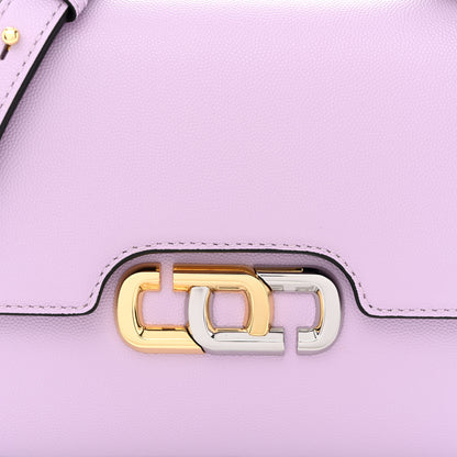 Marc Jacobs Textured Calfskin The J Link Shoulder Bag Orchid 9 of 11