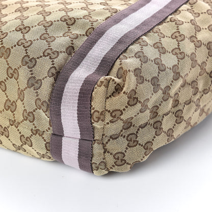 Gucci Monogram Medium Web Tote Light Purple　 9 of 9