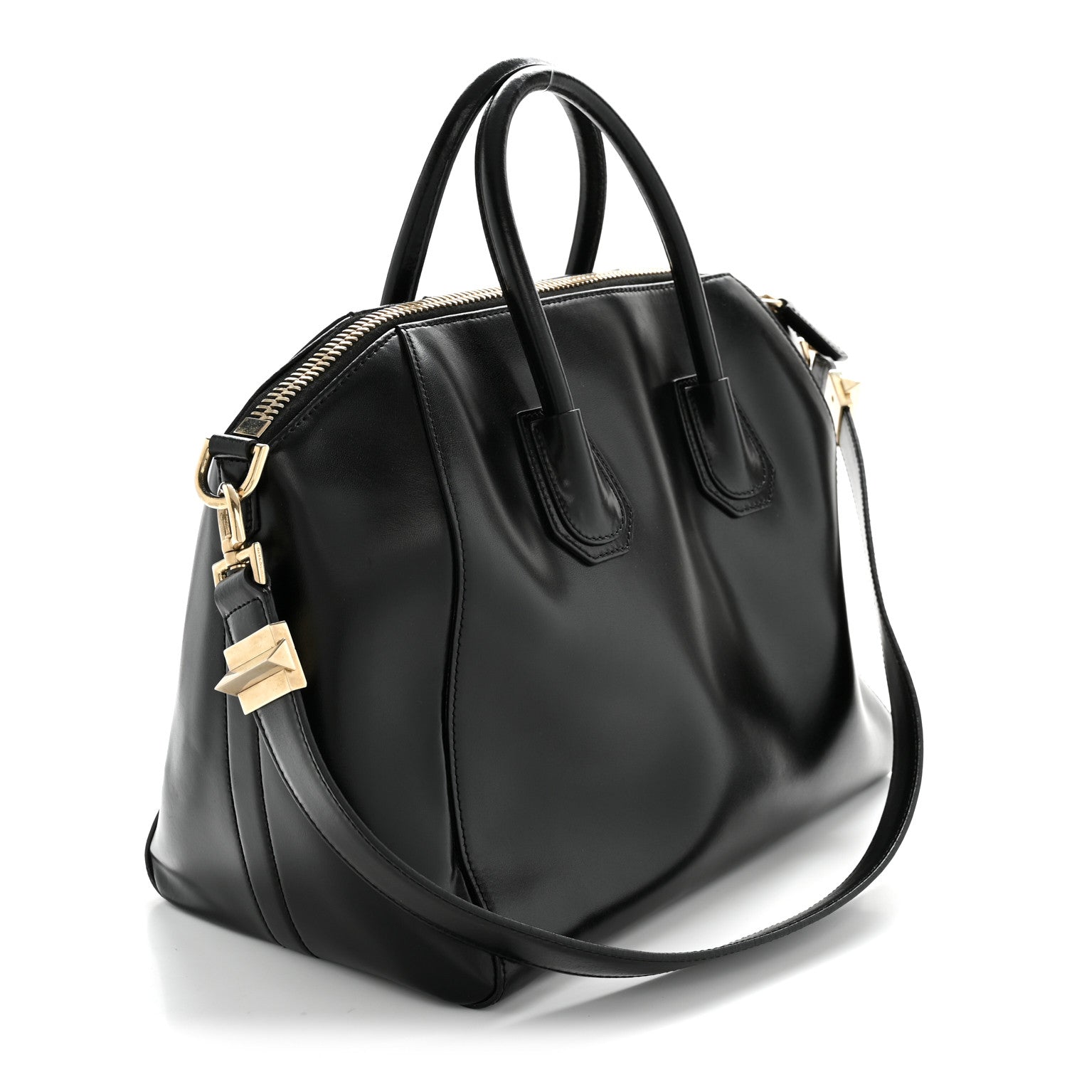 Givenchy Shiny Lord Calfskin Medium Antigona Black 3 of 13