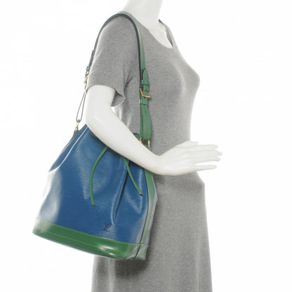 Louis Vuitton Epi Large Noe Blue Green 2 of 9