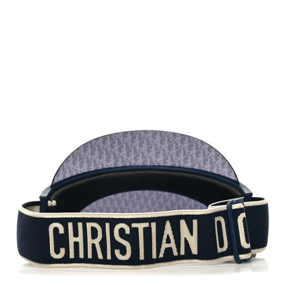 Christian Dior Oblique DiorClub V1U Sun Visor Blue 5 of 8