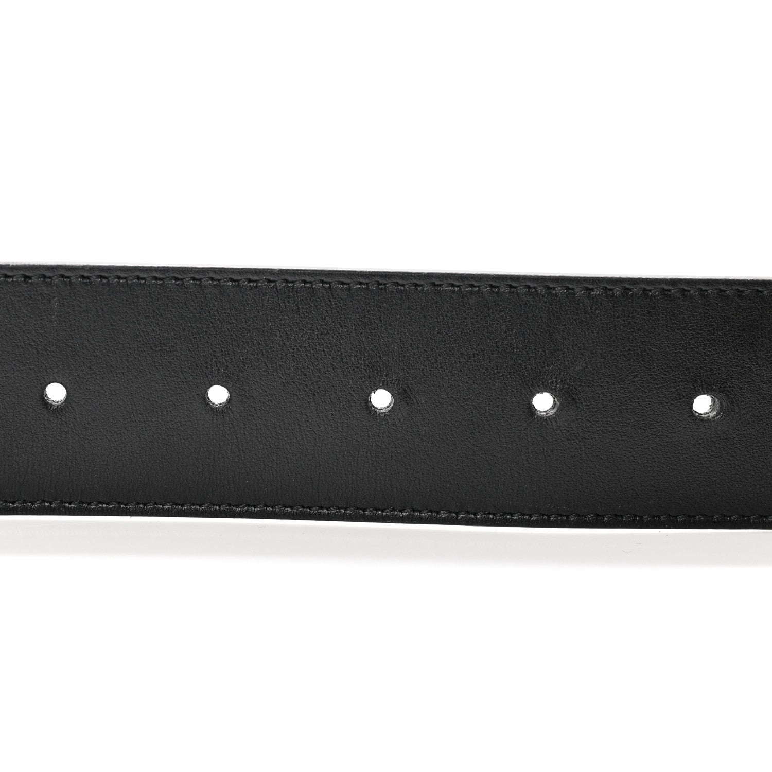Gucci Plutone Calfskin Double G 40mm Belt 90 36 Black 4 of 5