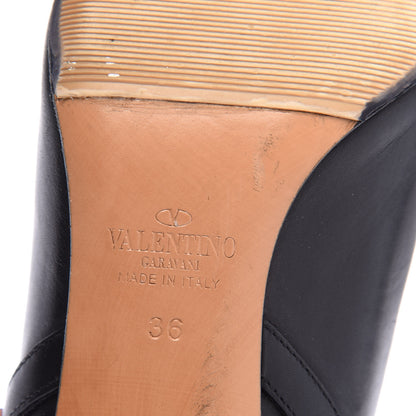 Valentino Garavani Calfskin Rockstud Double Buckle 65mm Ankle Boots 36 Black 6 of 11