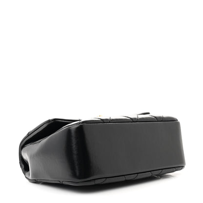 Chanel Shiny Lambskin Quilted Mini Coco Trip Flap Bag Black 4 of 11