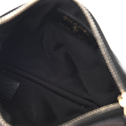 Chanel Caviar Quilted Zipped Boy Pouch Black 4 of 4