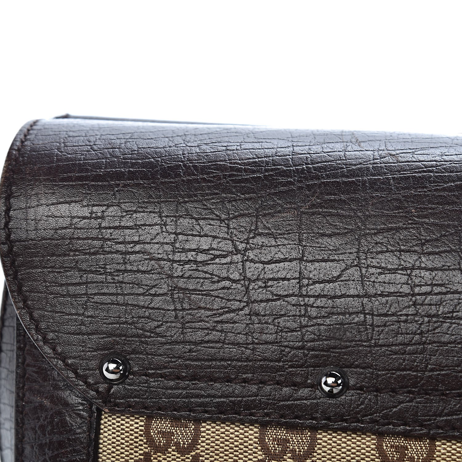 Gucci Monogram Bamboo Bullet Bag Dark Brown 13 of 22