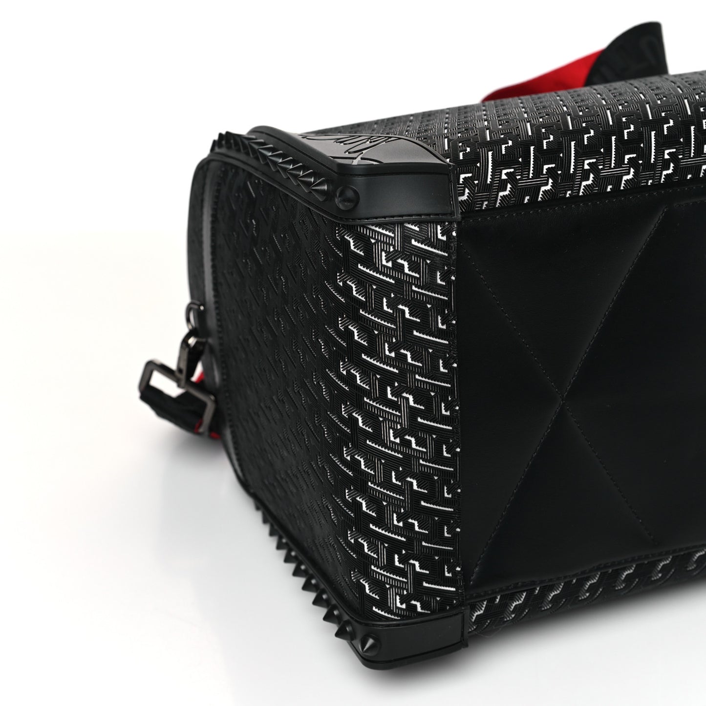 Studded Techno CL Sneakender Duffle White Black