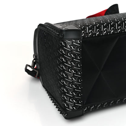 Christian Louboutin Studded Techno CL Sneakender Duffle White Black 7 of 8