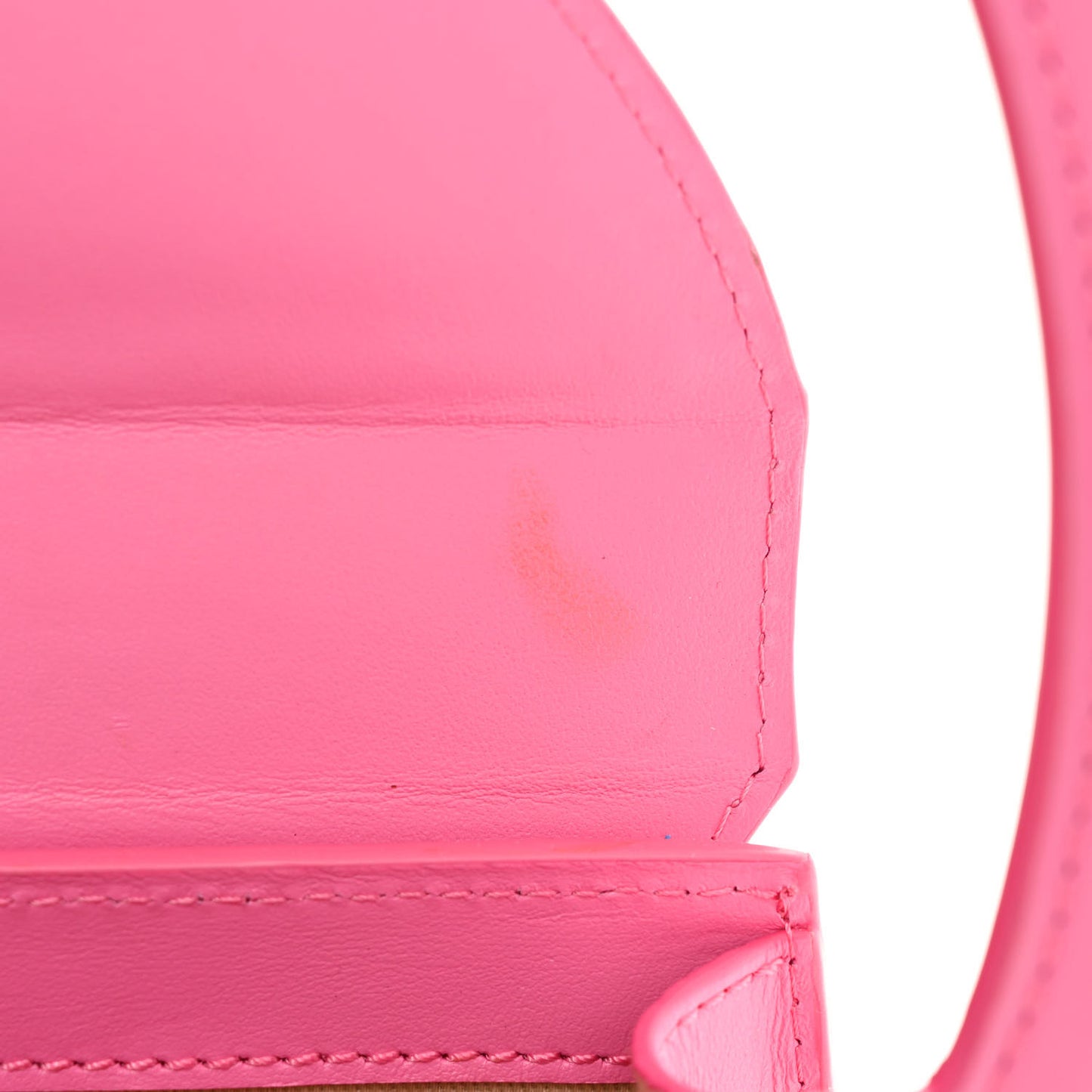 Smooth Calfskin Le Sac Rond Pink