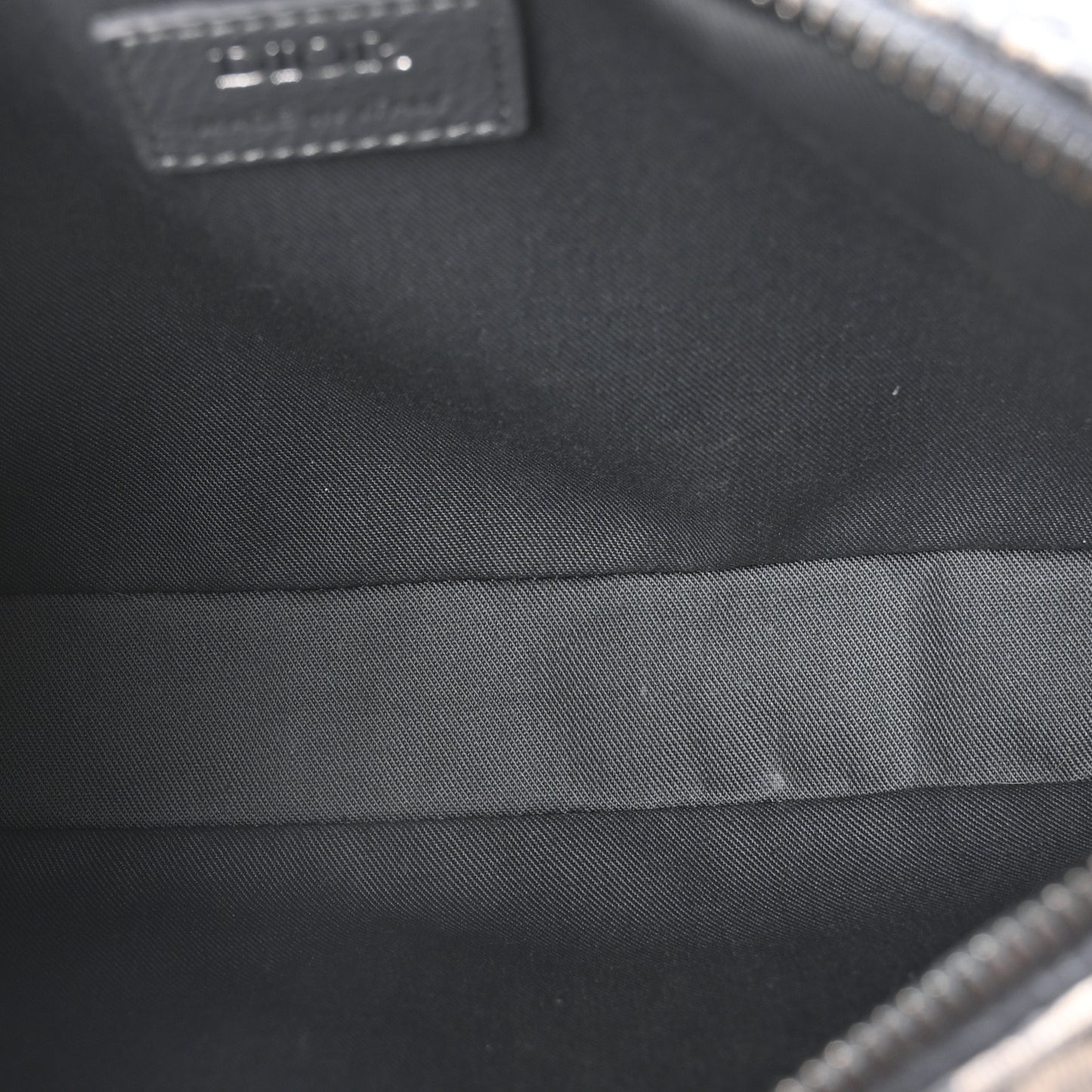 Oblique Saddle Triple Pouch Grey