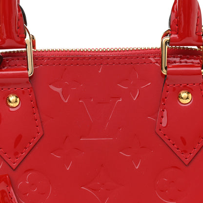 Louis Vuitton Vernis Alma BB Cherry 7 of 9