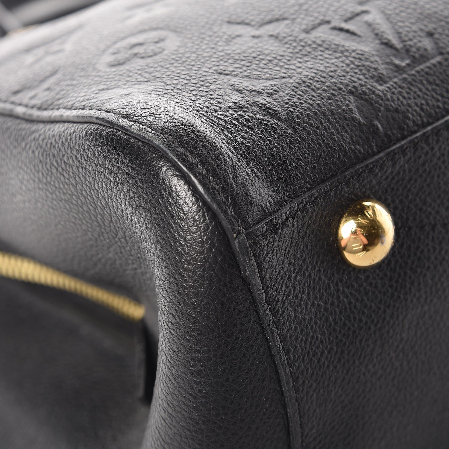 Louis Vuitton Empreinte Montaigne MM Black 13 of 17
