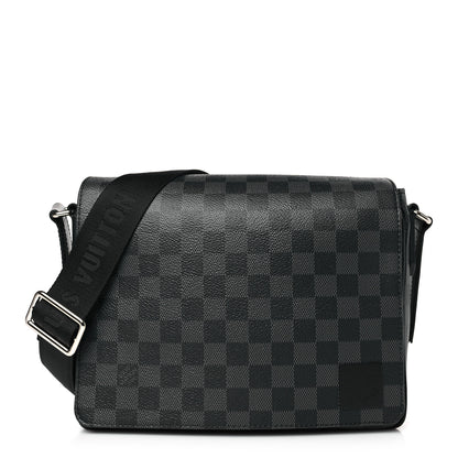Louis Vuitton Damier Graphite District PM NM 1 of 8