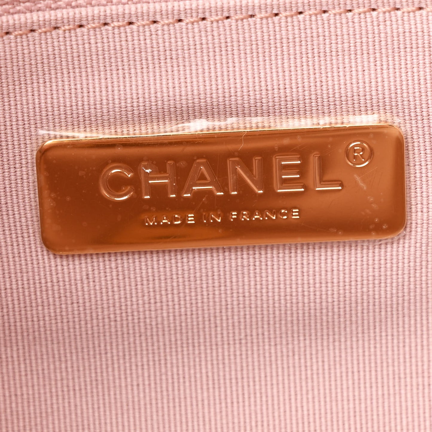 Lambskin Quilted Medium Chanel 19 Flap Light Pink