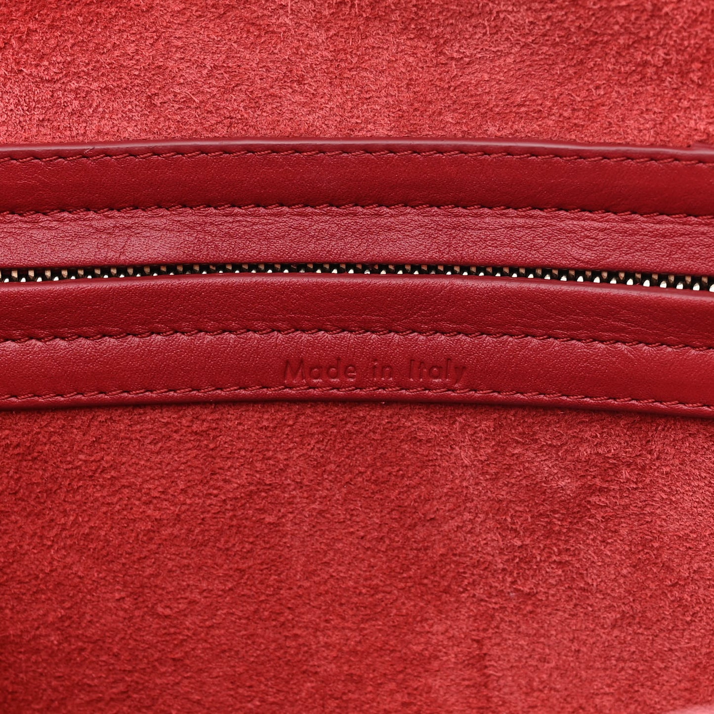 Supple Calfskin Medium Phantom Luggage Red