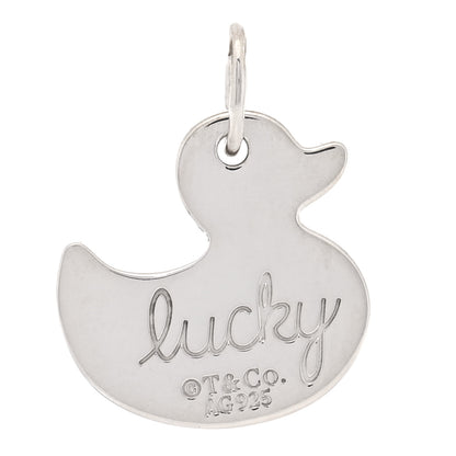 Tiffany Sterling Silver Lucky Duck Charm 1 of 4
