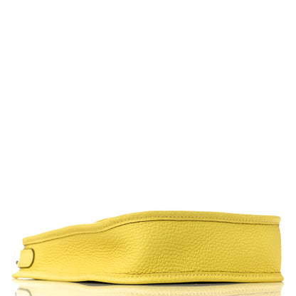 Hermes Taurillon Clemence Evelyne TPM Lime 4 of 10