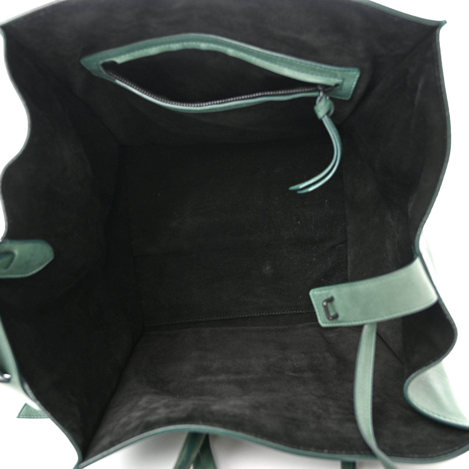 Celine Calfskin Medium Phantom Luggage Emerald 4 of 9
