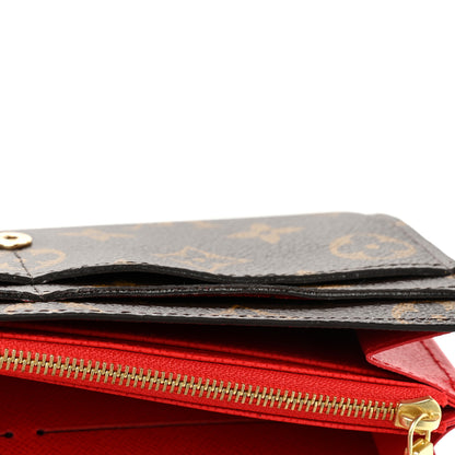 Louis Vuitton Monogram Sarah Wallet NM Coquelicot 11 of 15