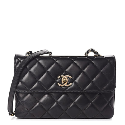 Chanel Lambskin Quilted Medium Trendy CC Flap Black 1 of 13
