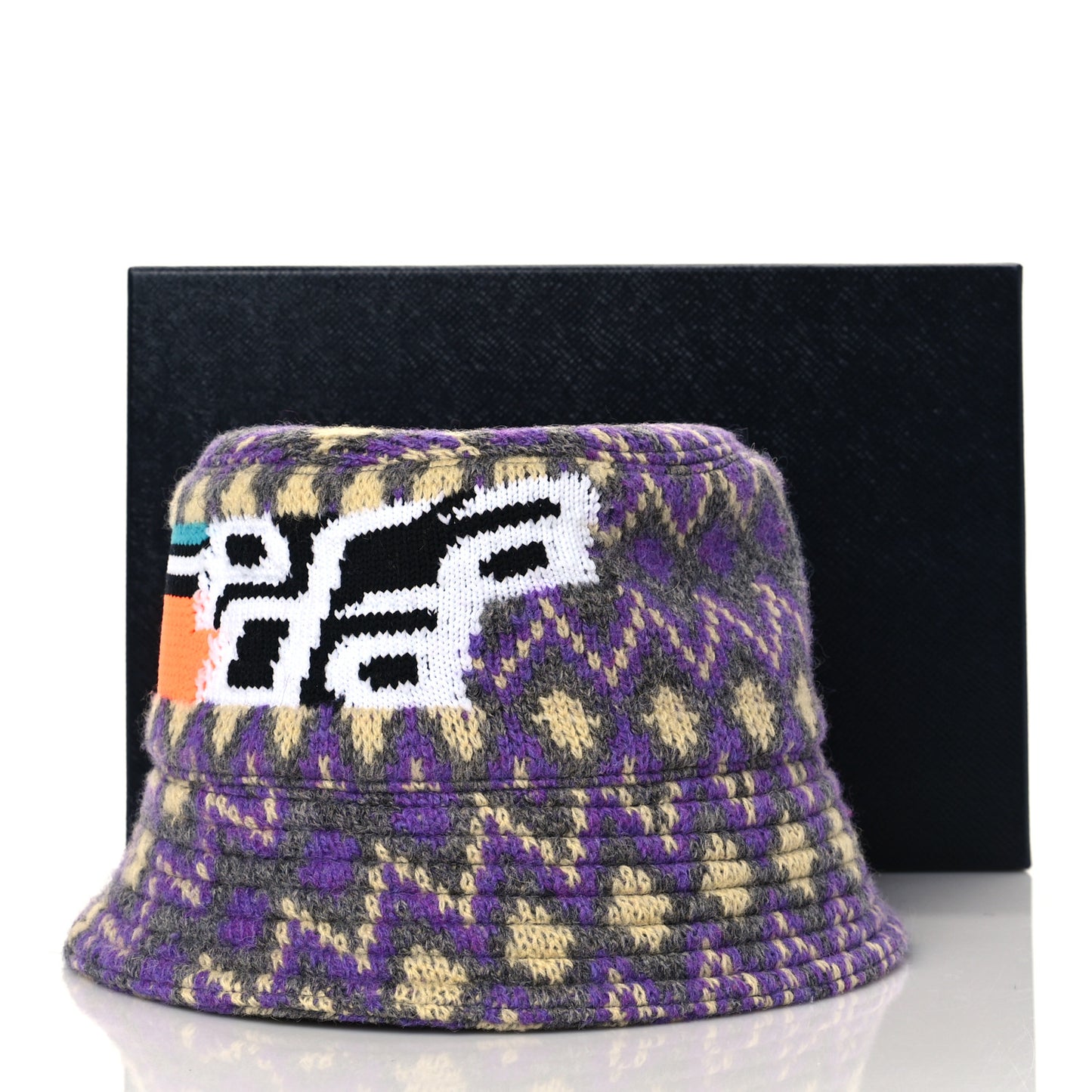 Shetland Chevron Racing Logo Womens Bucket Hat S Grigio