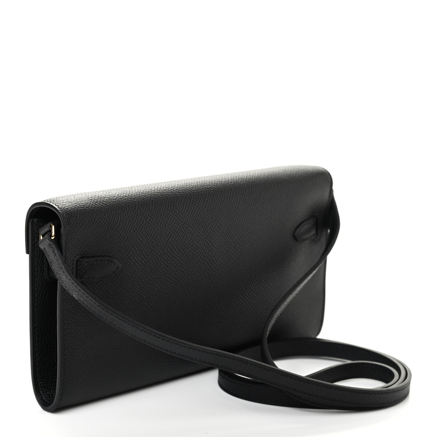 Hermes Epsom Kelly Wallet To Go Black 3 of 9