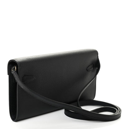 Hermes Epsom Kelly Wallet To Go Black 3 of 9