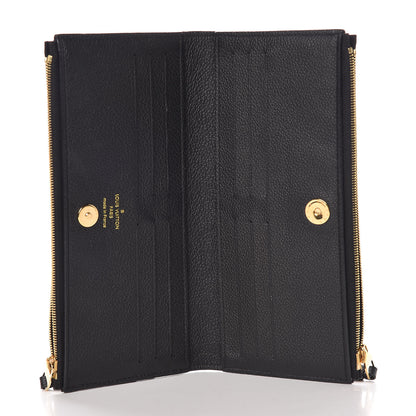 Louis Vuitton Empreinte Adele Wallet Black 5 of 10