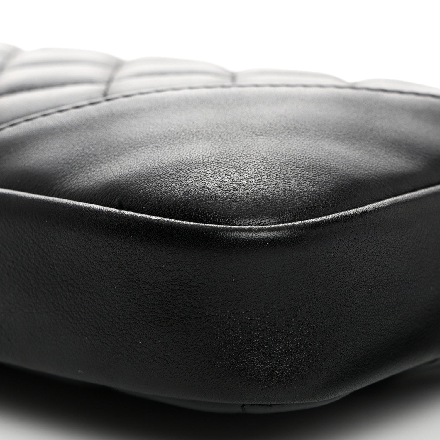 Chanel Calfskin Quilted Cambon Pochette Black 10 of 10
