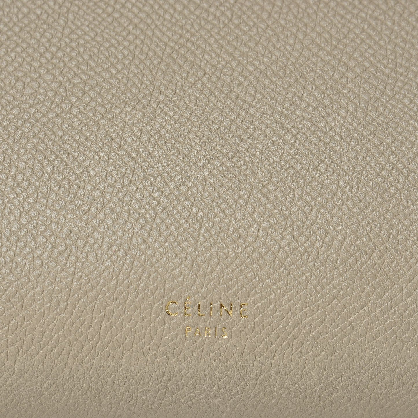 Grained Calfskin Micro Belt Bag Light Taupe