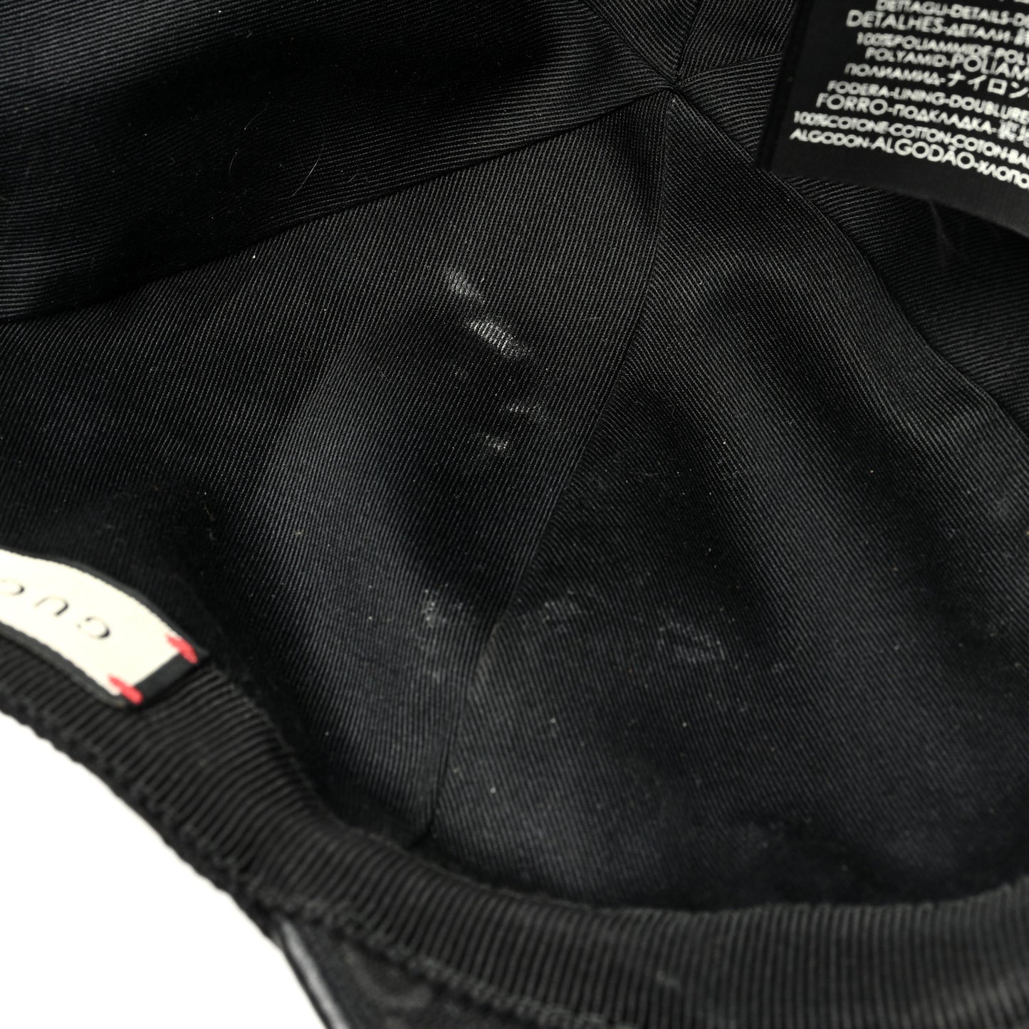 Monogram Web Baseball Hat XXL Black