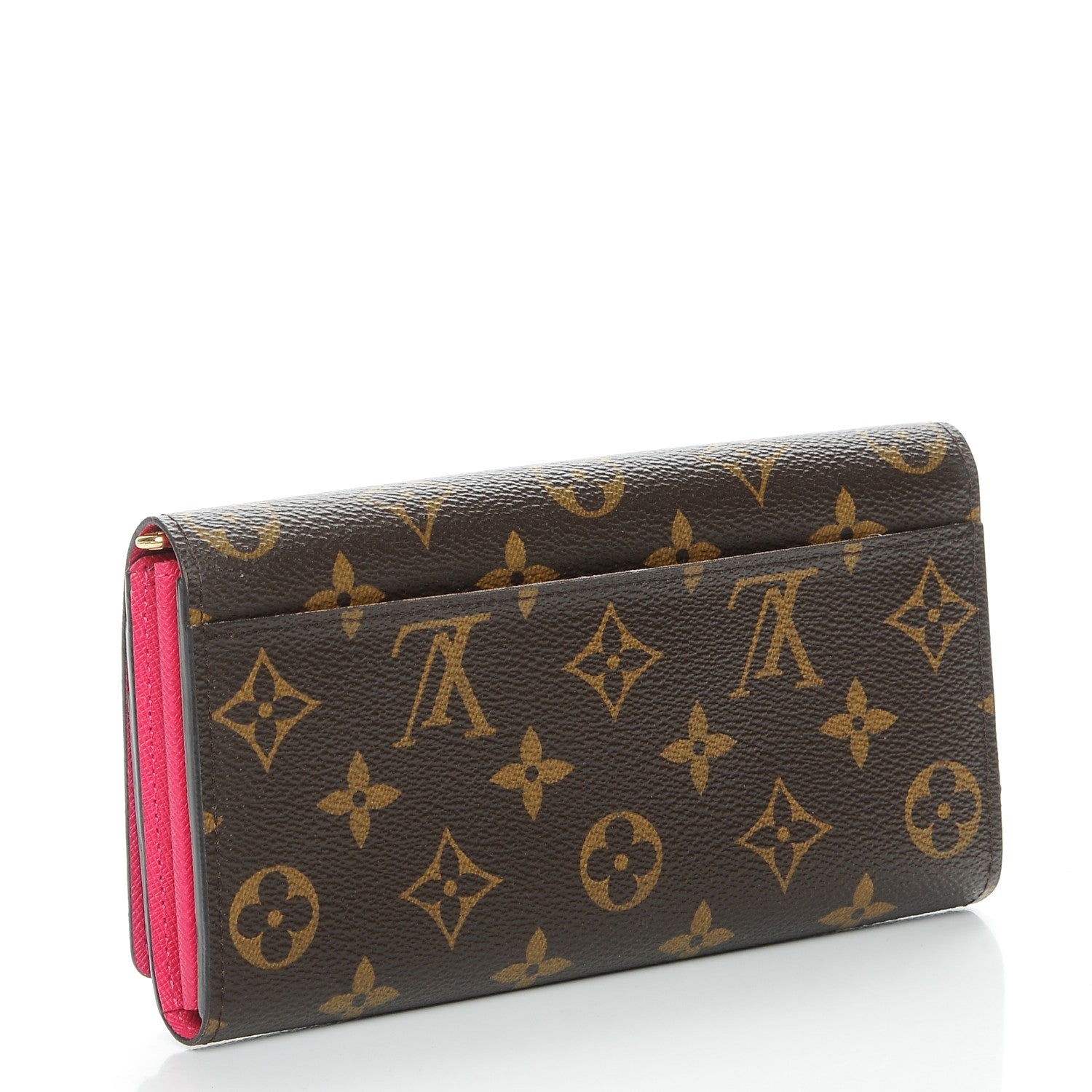 Louis Vuitton Monogram 2015 Christmas Animation Sarah Wallet Hibiscus 3 of 7