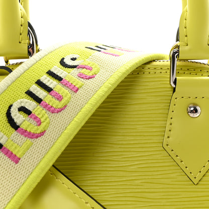 Louis Vuitton Epi Jacquard Alma BB Yellow Citron 7 of 9