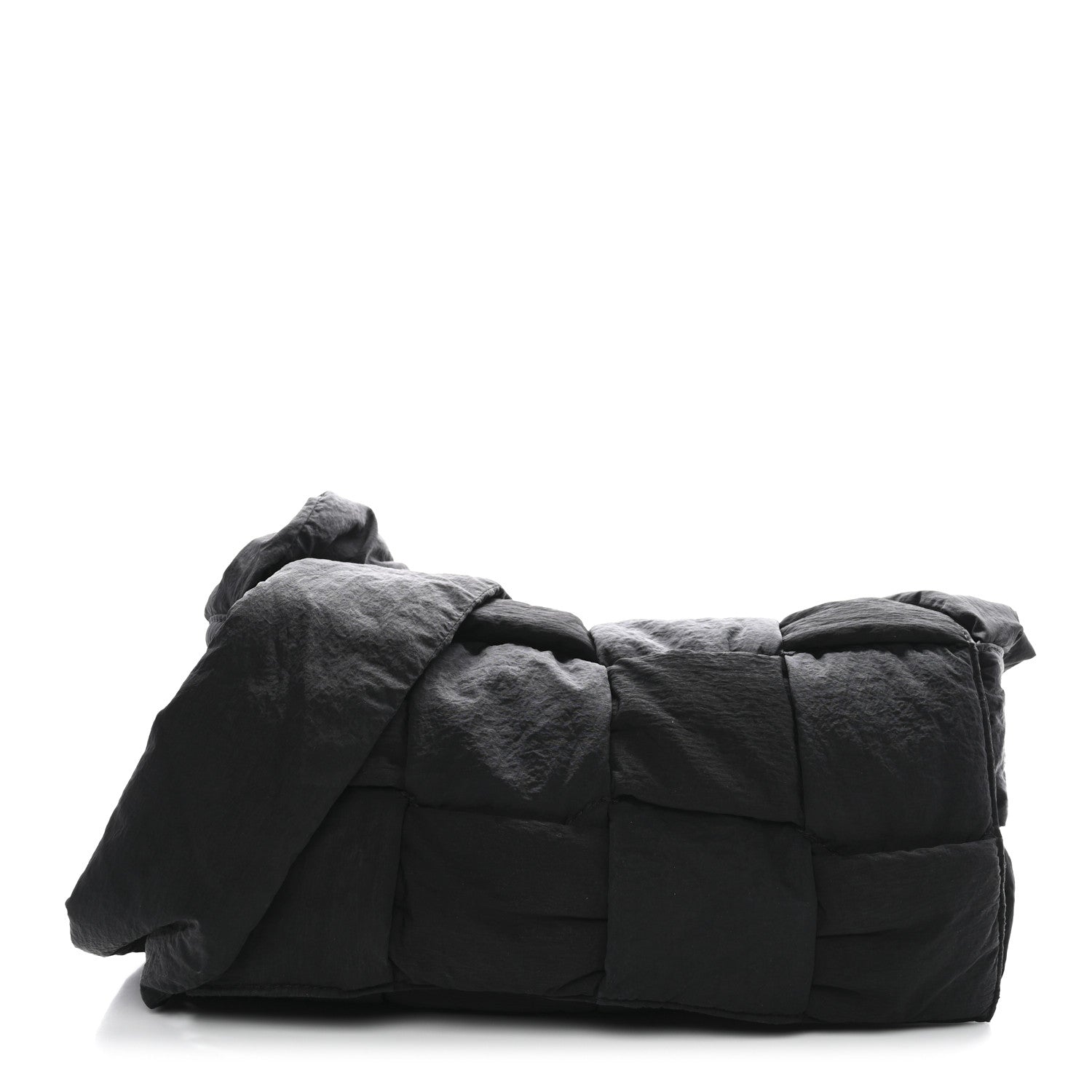 Bottega Veneta Nylon Intrecciato Padded Tech Cassette Bag Black 1 of 12