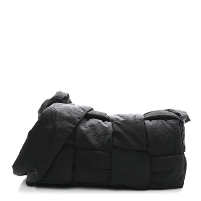 Bottega Veneta Nylon Intrecciato Padded Tech Cassette Bag Black 1 of 12