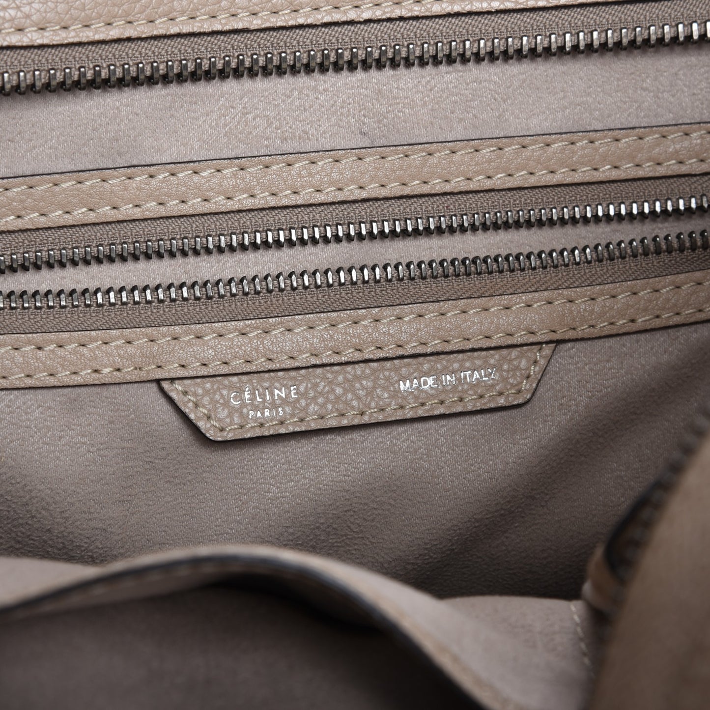 Drummed Calfskin Mini Luggage Dune