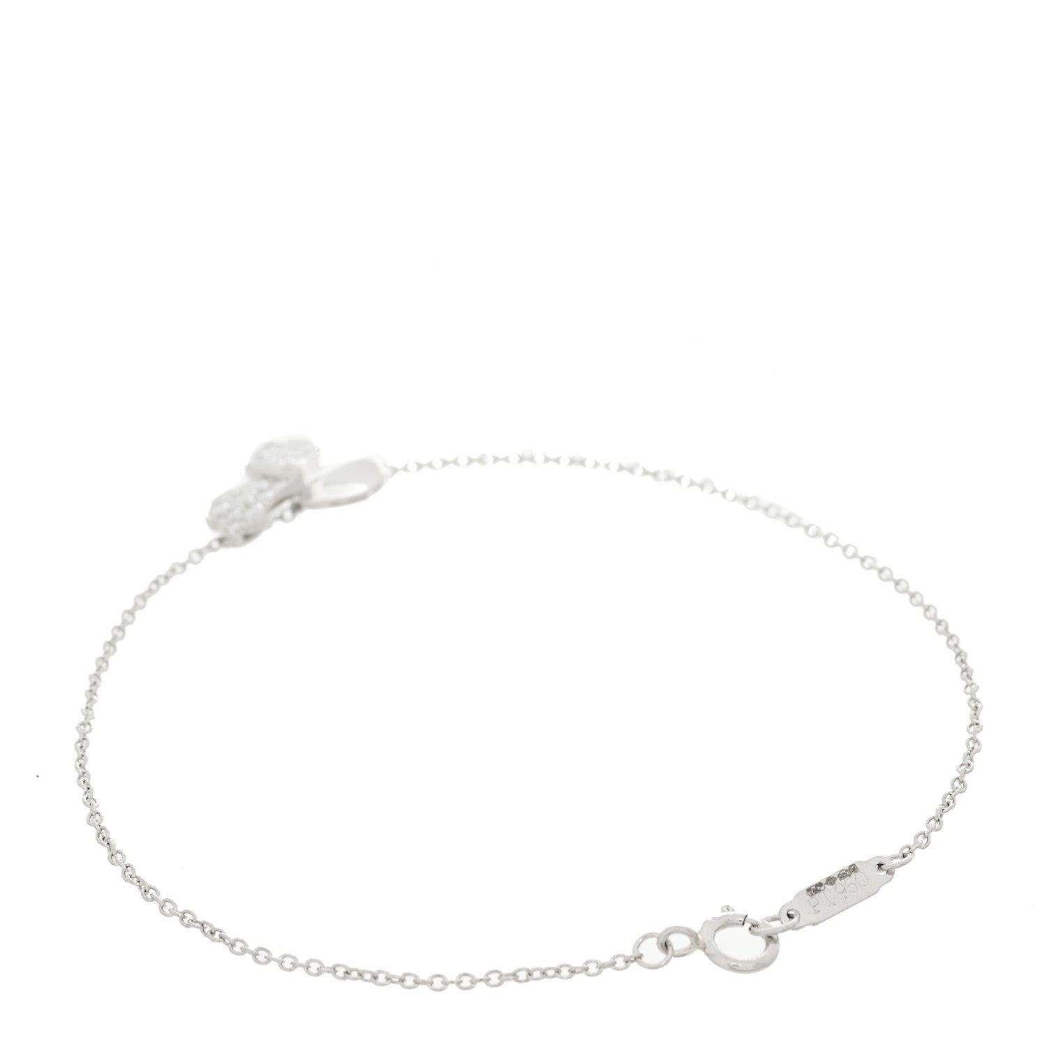 Tiffany Platinum Diamond Paper Flowers Bracelet 2 of 4