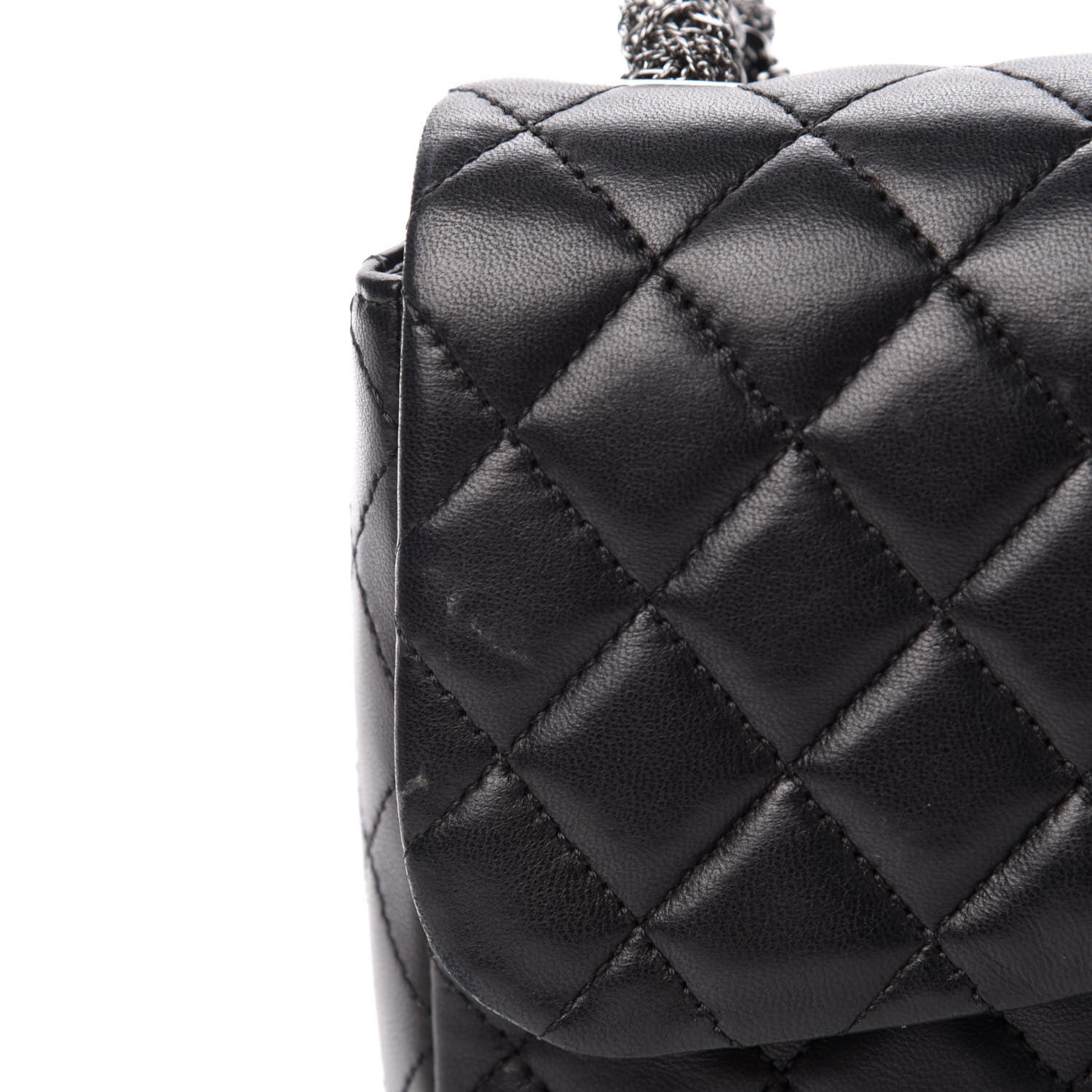 Chanel Lambskin Quilted Medium Westminster Pearl Flap Black 12 of 14