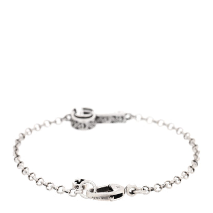 Gucci Sterling Silver Double G Key Bracelet 2 of 3
