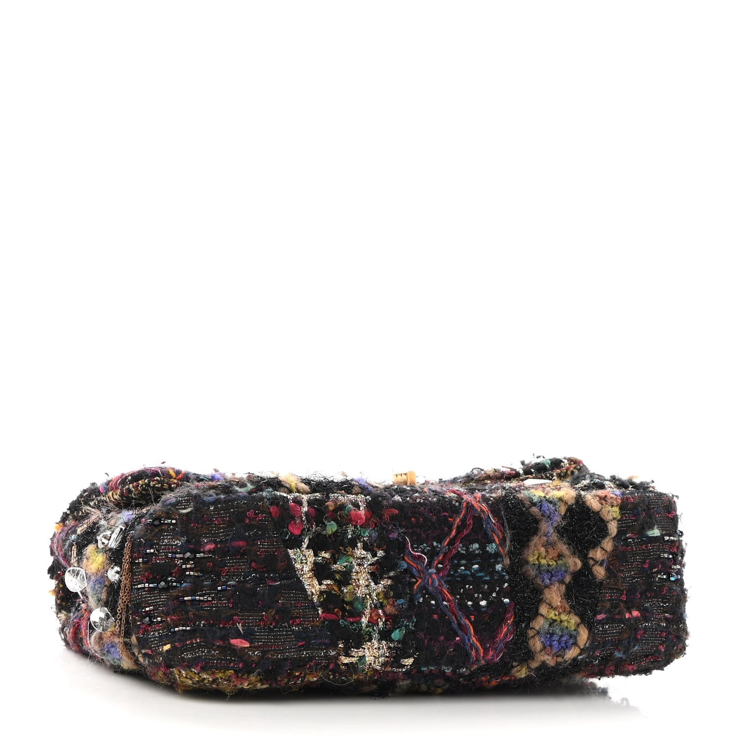 Tweed Crystal Embellished Paris Byzance Reissue 2.55 Classic 225 Flap