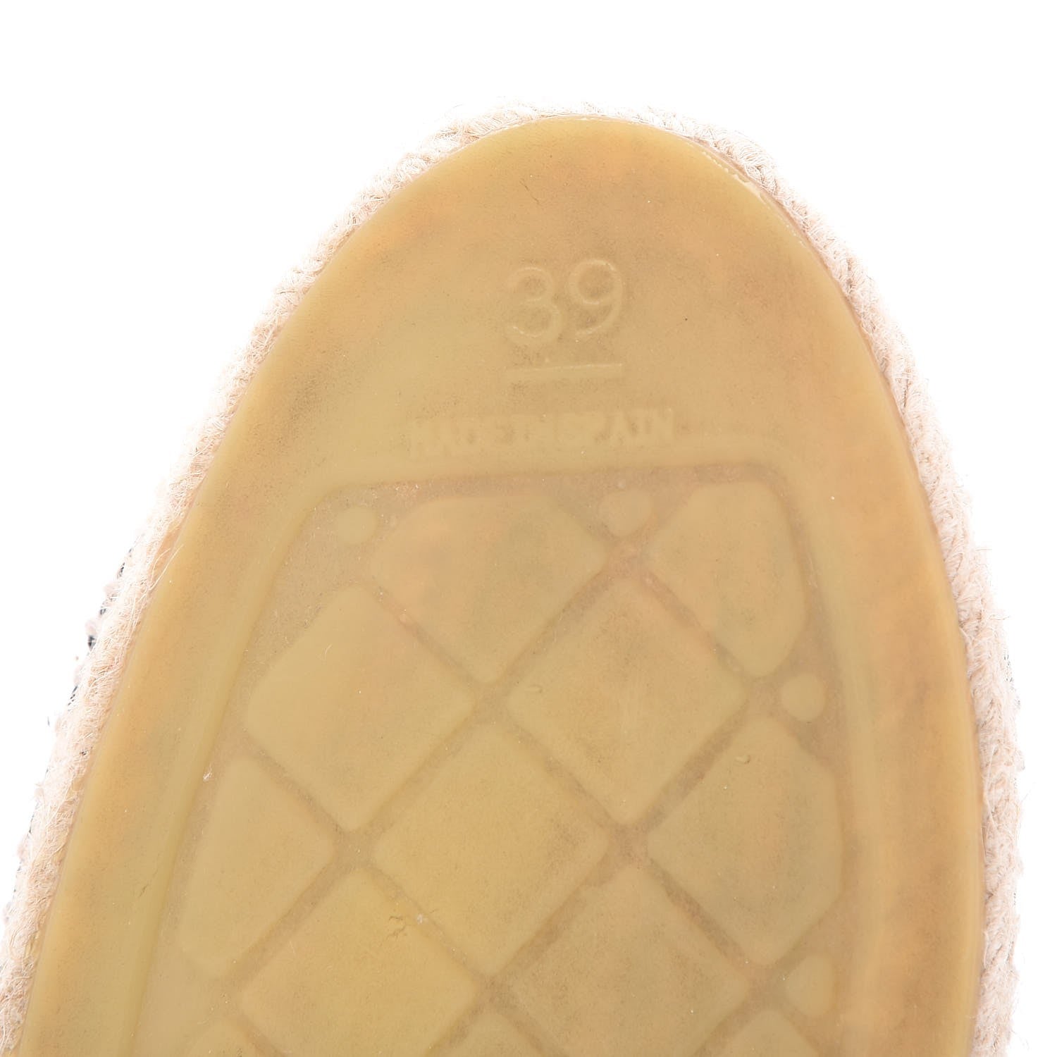 Chanel Lambskin CC Cap Toe Espadrilles 39 Black 8 of 11