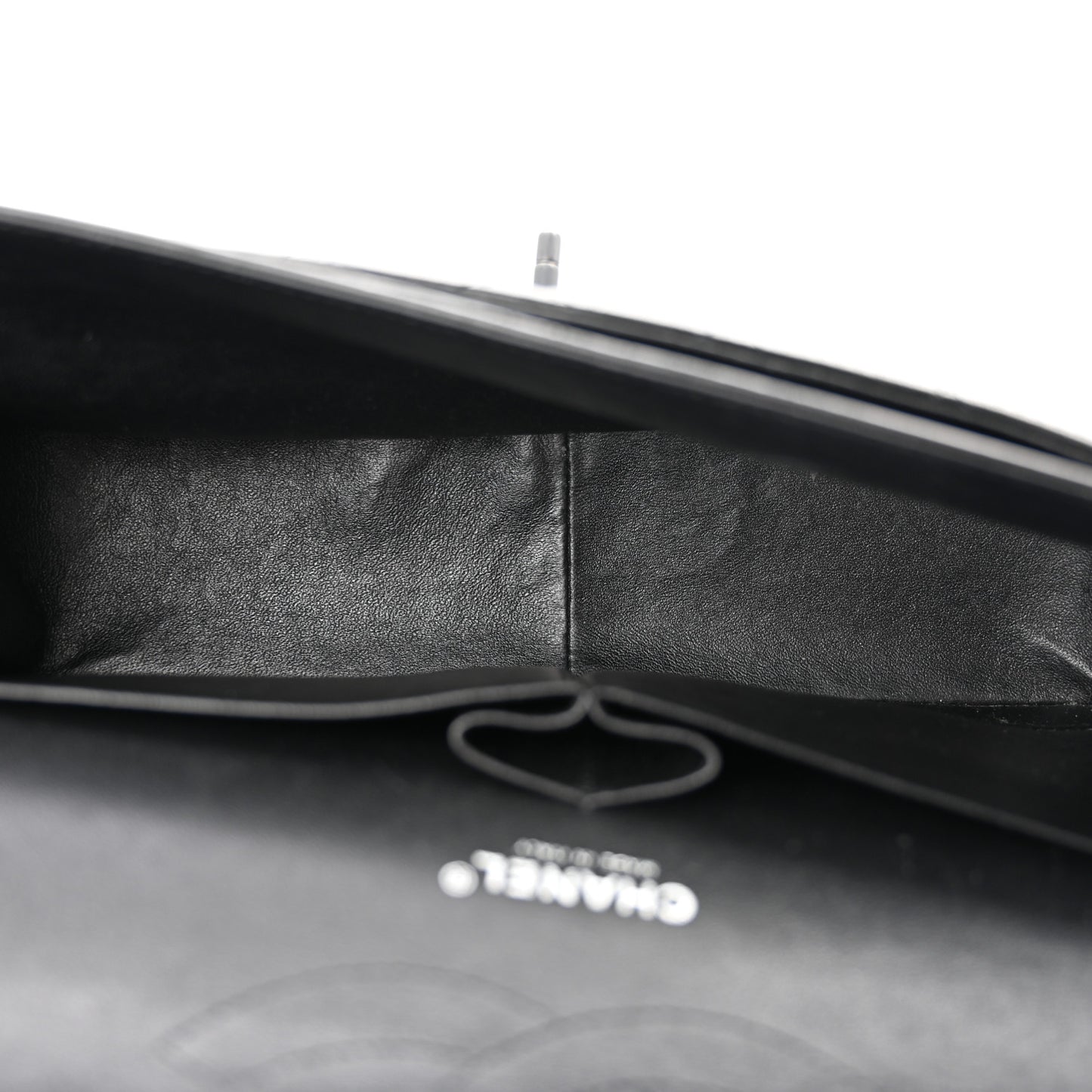 Lambskin Quilted Jumbo Double Flap So Black