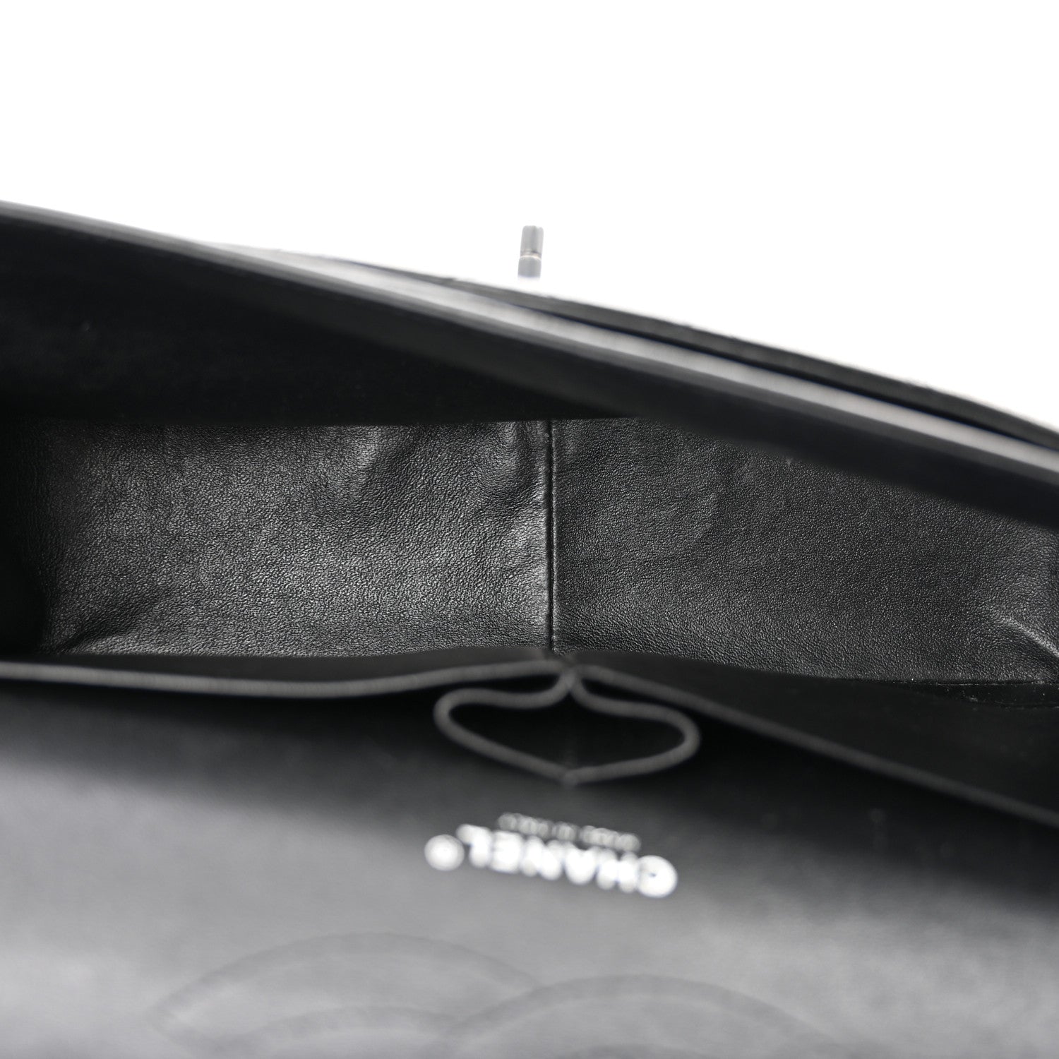 Chanel Lambskin Quilted Jumbo Double Flap So Black 5 of 14