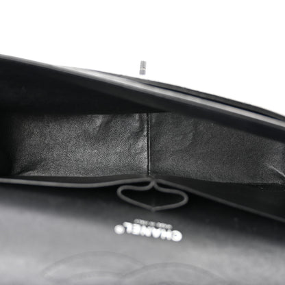 Chanel Lambskin Quilted Jumbo Double Flap So Black 5 of 14