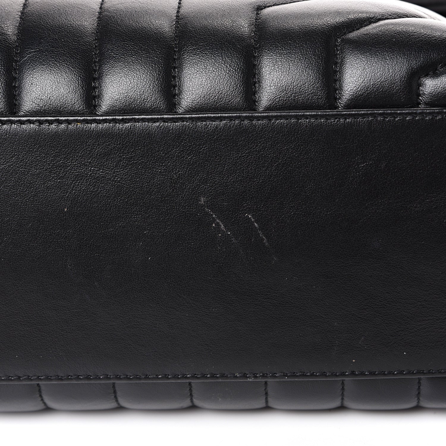 Saint Laurent Calfskin Y Quilted Monogram Medium Loulou Chain Satchel Black 10 of 11