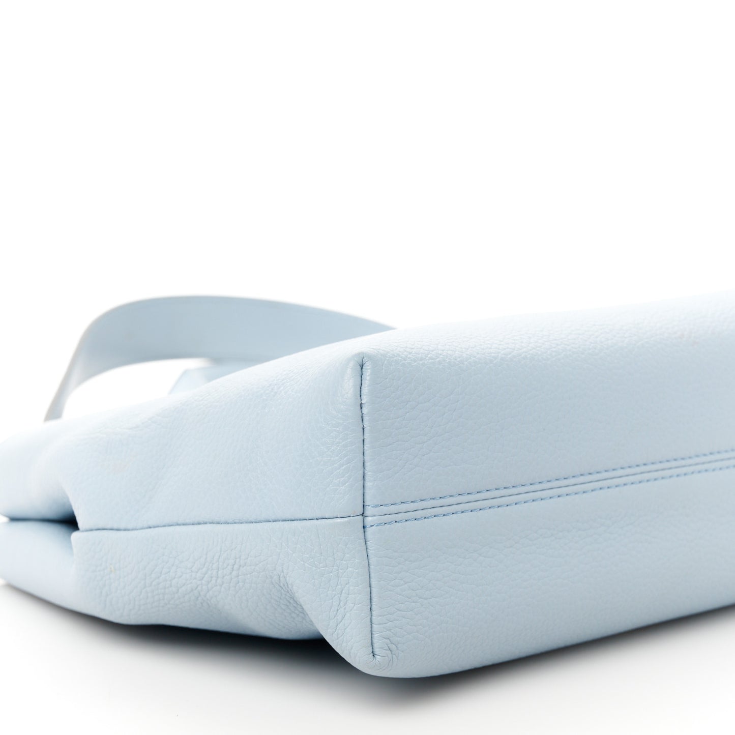 Calfskin Vitello Virtus Hobo Light Blue