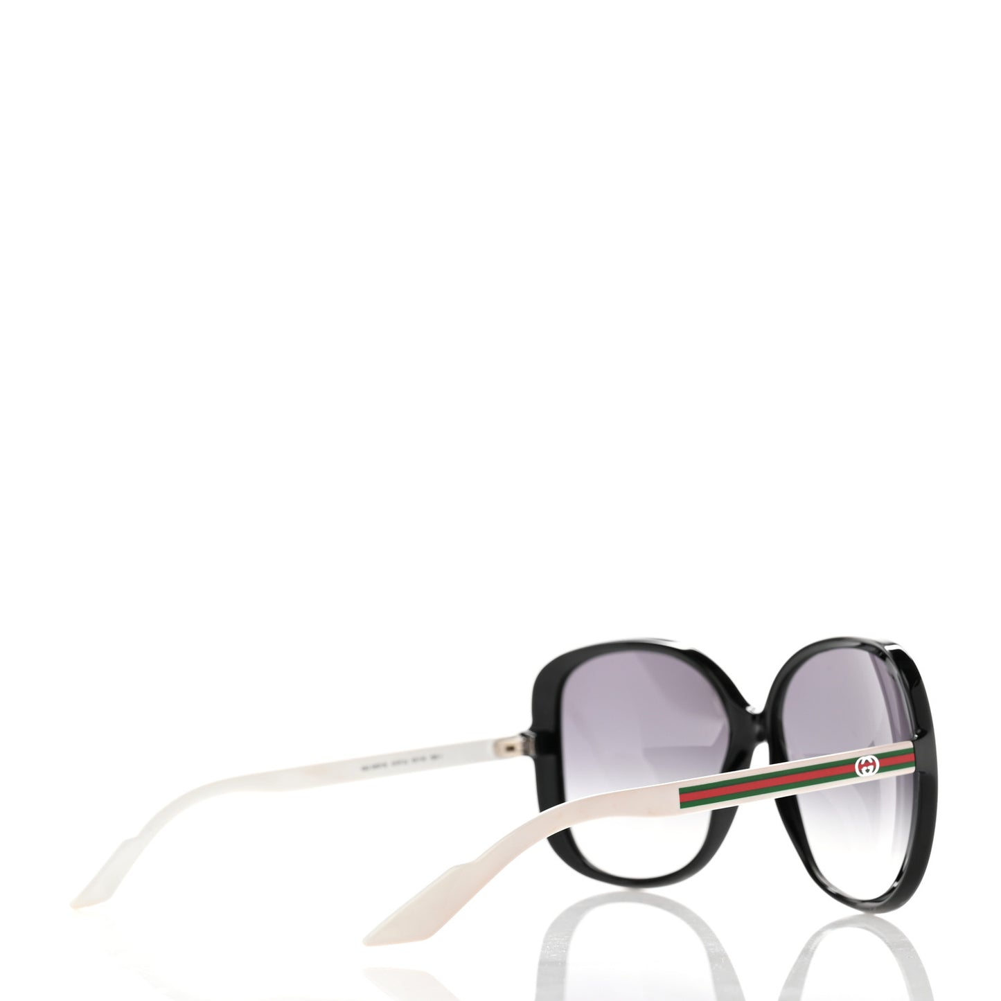 Oversized Web Sunglasses GG3157/S Black White