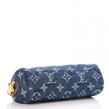 Louis Vuitton Denim Speedy GM Pochette Case 4 of 6